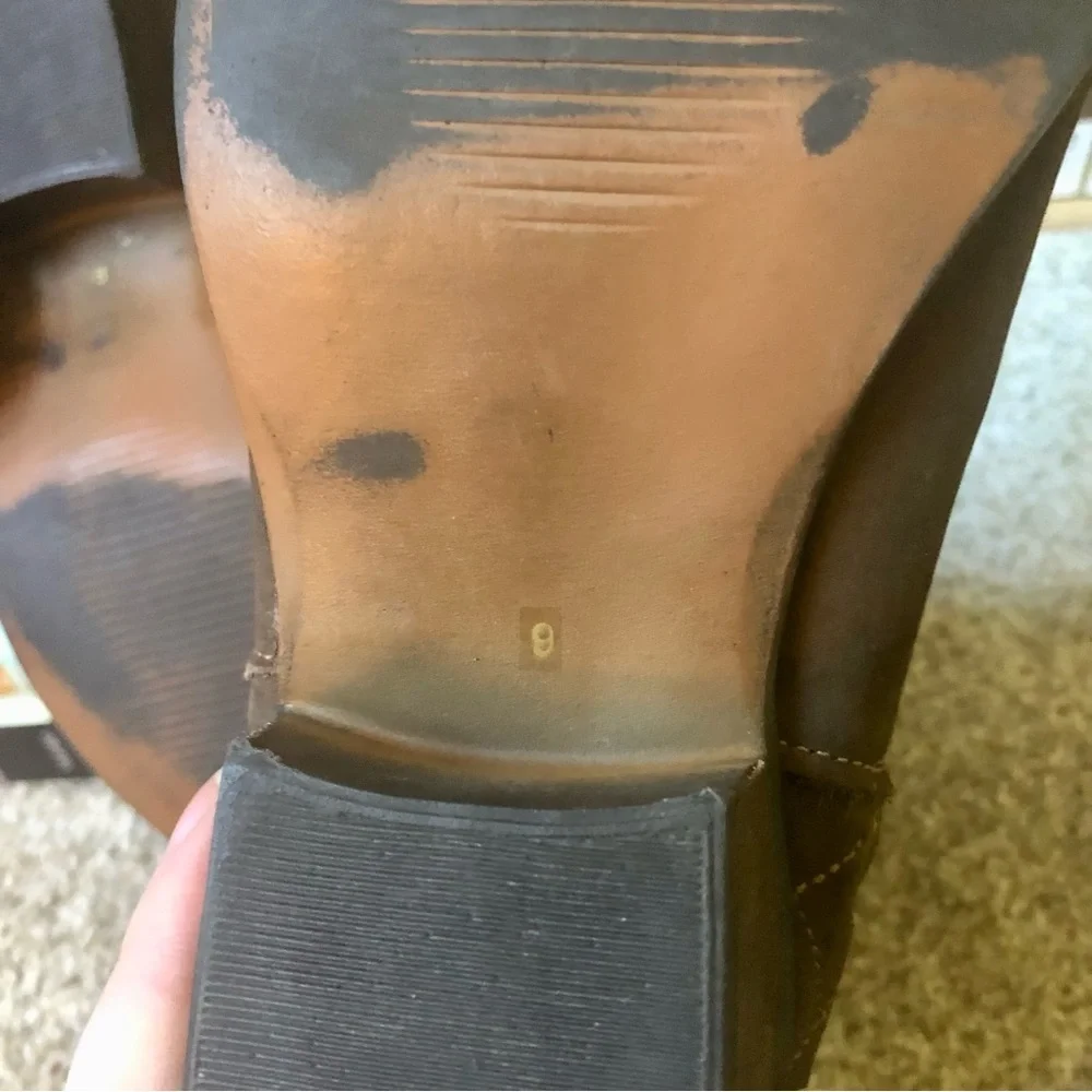 Steve Madden Nyrvana Brown Leather Ankle Boots